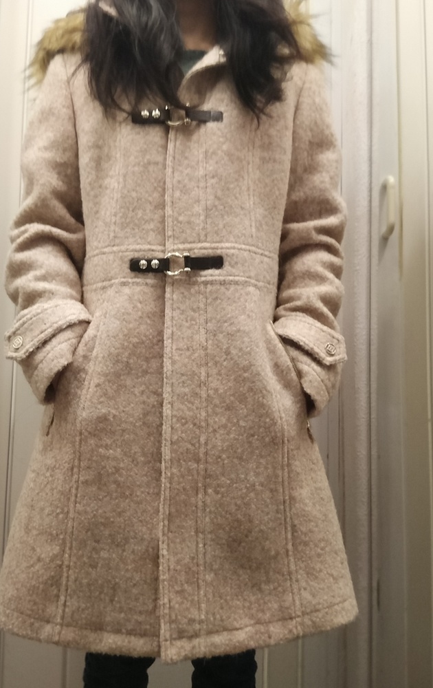 **New** Ivanka Trump Beige Wool blend coat